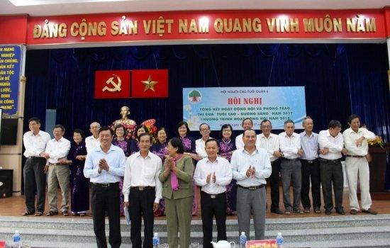 HOA VIÊN BÌNH AN TÀI TRỢ LỄ TỔNG KẾT HOẠT ĐỘNG HỘI NCT QUẬN 8