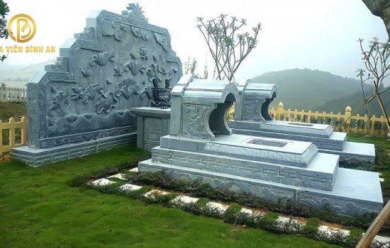 Kích thước mộ tam cấp và loại đá dựng mộ hợp phong thuỷ