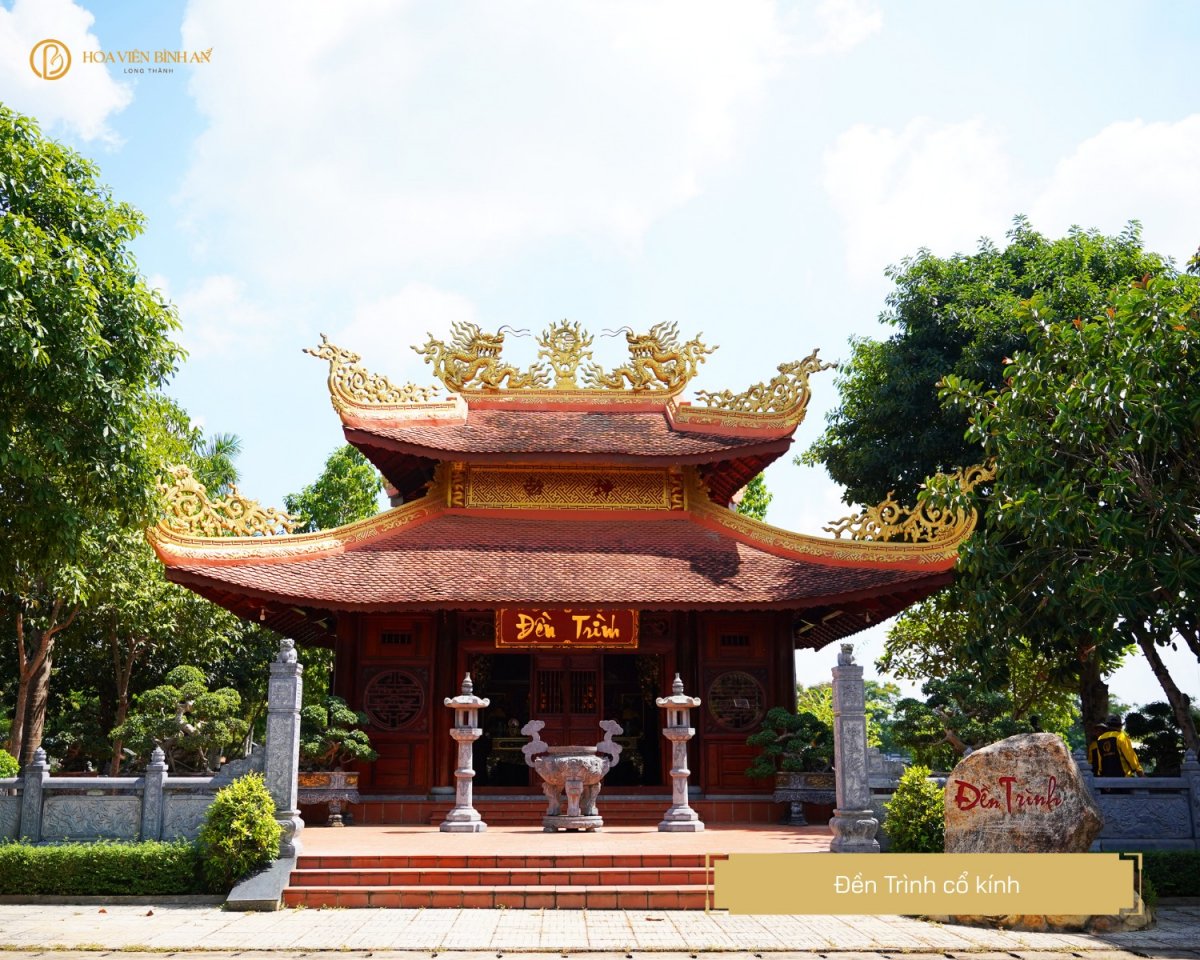 Đền Trình – Một trong những khu tưởng niệm tâm linh Hoa viên Bình An