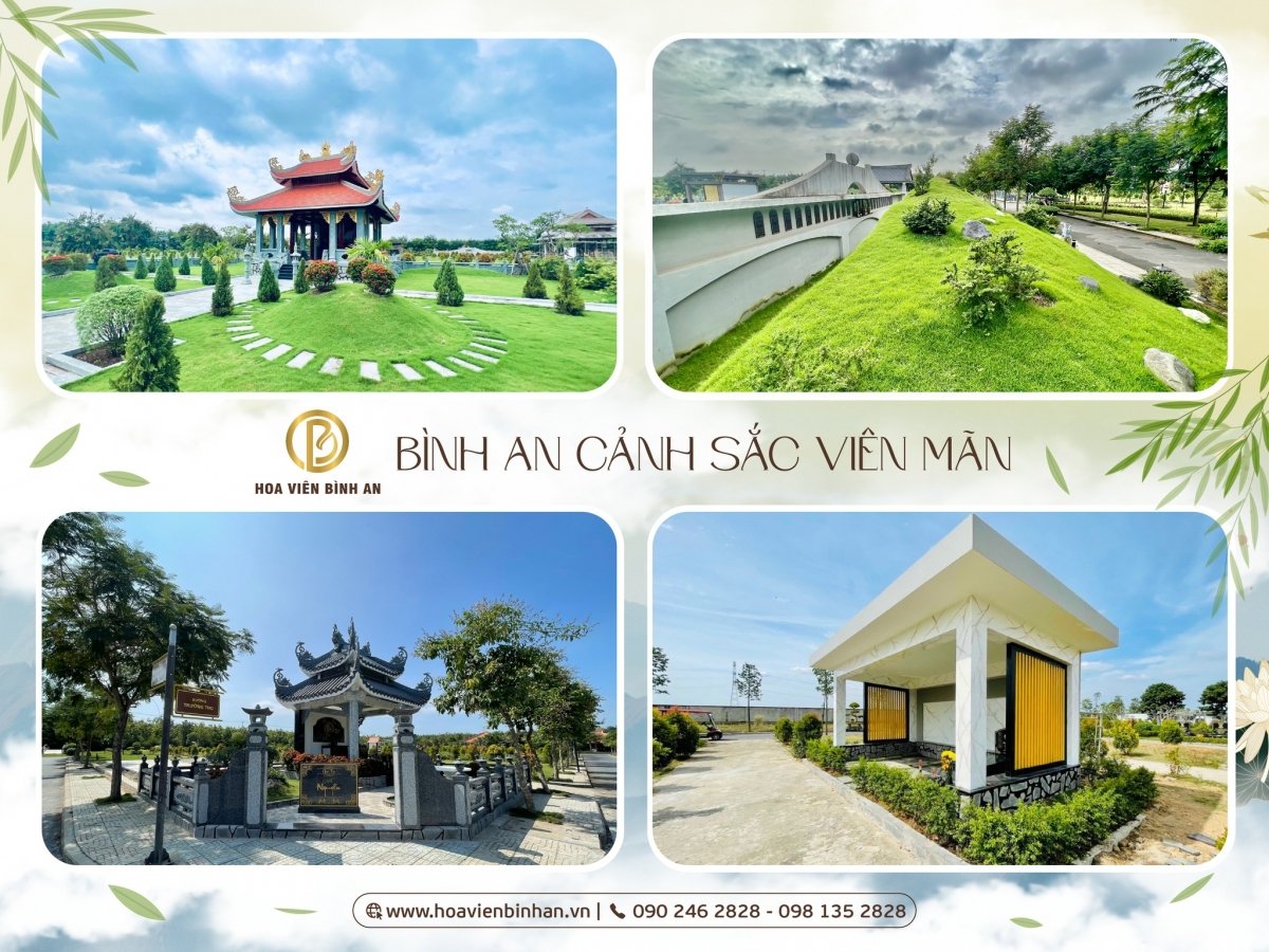 Hoa Viên Bình An với cảnh sắc viên mãn 