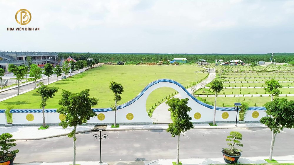 Hoa Viên Bình An với quy hoạch rộng, đất có phong thuỷ tốt
