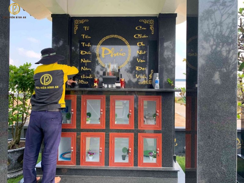 Dịch vụ chăm sóc mộ phần tại Hoa viên Bình An 